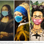 mascarillas a retratos de artis