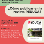 Taller sobre cómo publicar en REDUCA 2026
