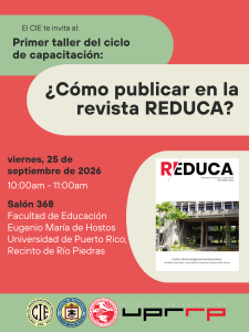 Taller sobre cómo publicar en REDUCA 2026