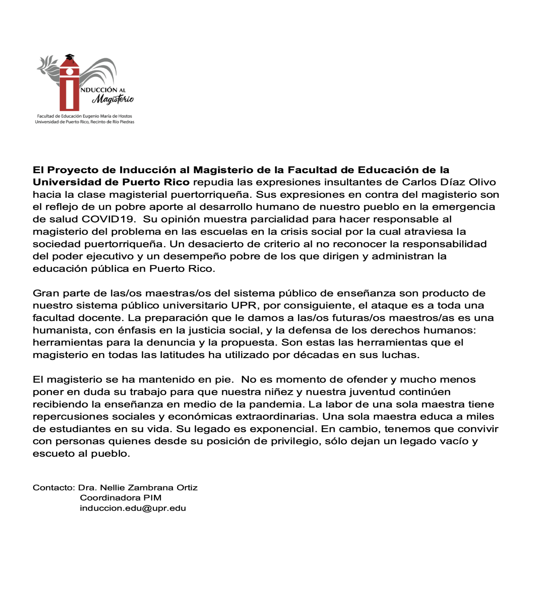 Magisterio al día Facultad de Educacion